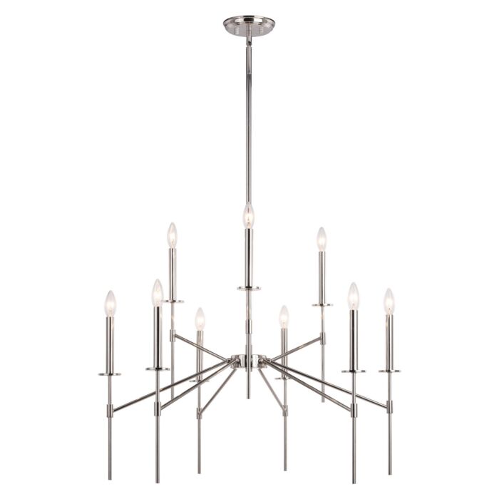 Kedzie 9-Light Chandelier in Polished Nickel