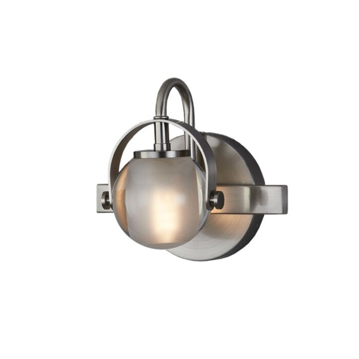 Fusion 1-Light Wall Sconce in Pewter