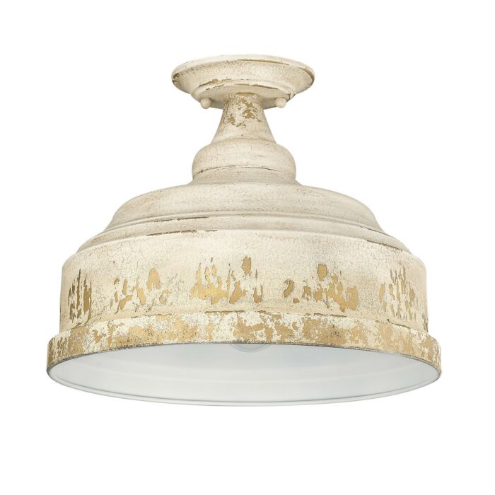 Three Light Semi-Flush Mount by Golden
