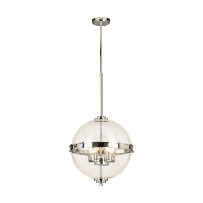 Cecilia 6-Light Pendant in Chrome