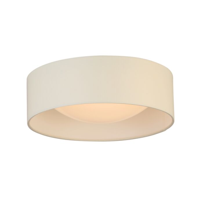 Orme 1-Light LED Ceiling Mount in White
