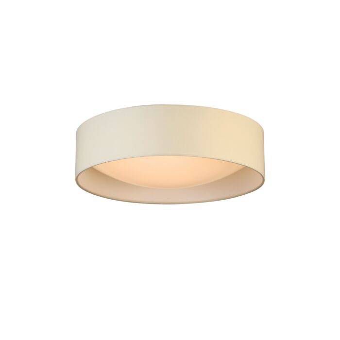 Orme 1-Light LED Ceiling Mount in White