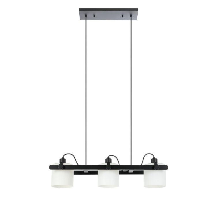 Drummond 3-Light Pendant in Black