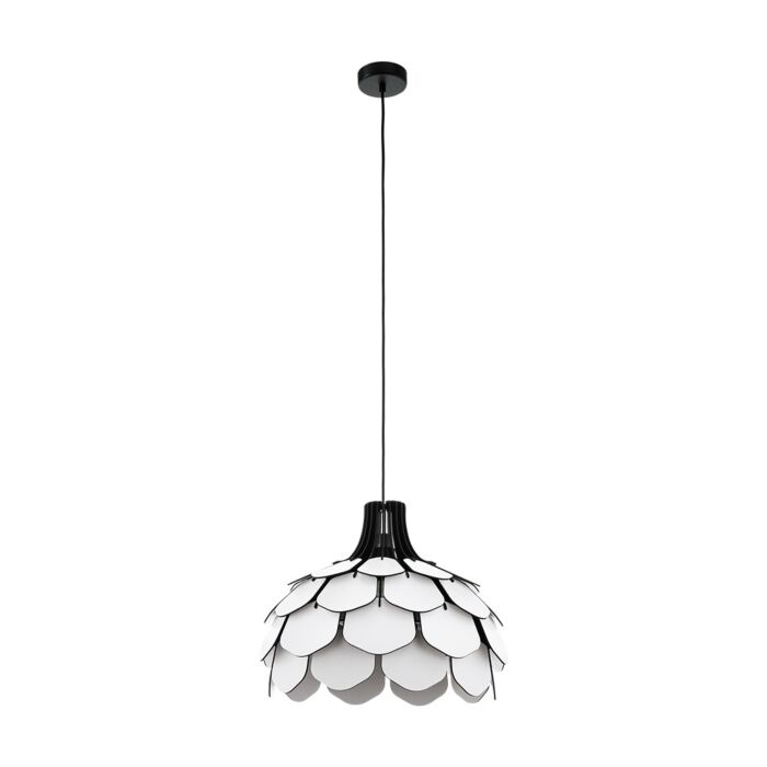 Morales 1-Light Pendant in White