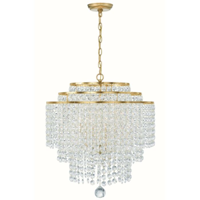 Six Light Chandelier by Crystorama