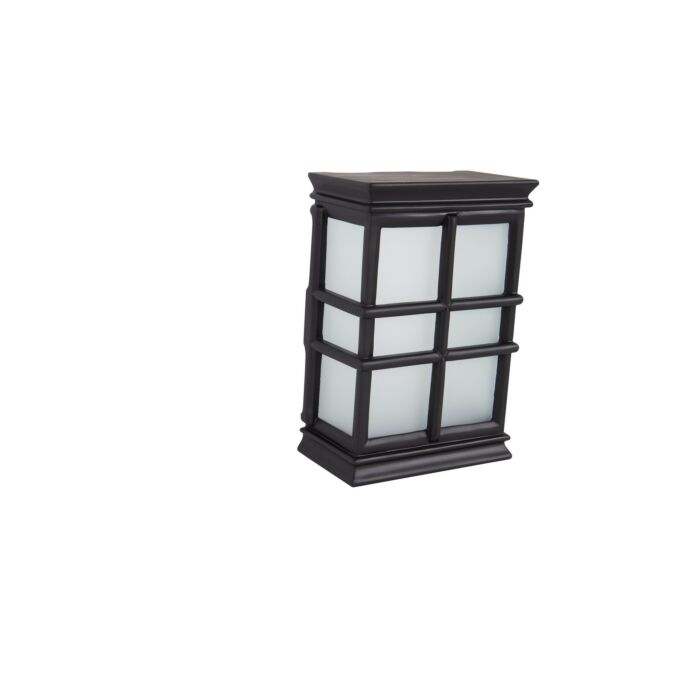Designer-Chime Hand-Carved Window Pane Chime in Flat Black