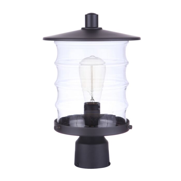 One Light Outdoor Post Mount by Craftmade