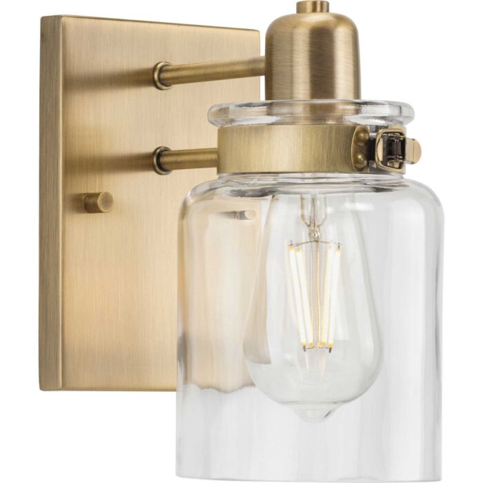 Calhoun 1-Light Bathroom Vanity Light Bracket in Vintage Brass