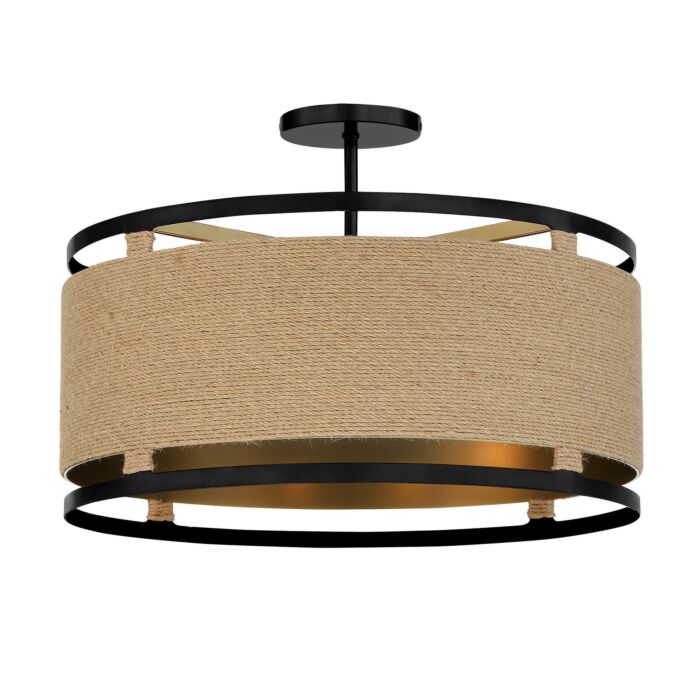 Four Light Semi Flush Mount