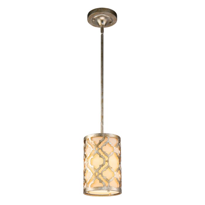 Arabella 1-Light Mini Pendant in Antique Silver