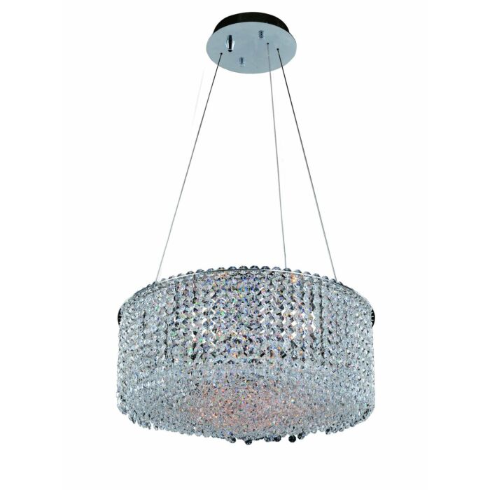 Allegri Milieu Metro 8 Light Pendant Light in Chrome
