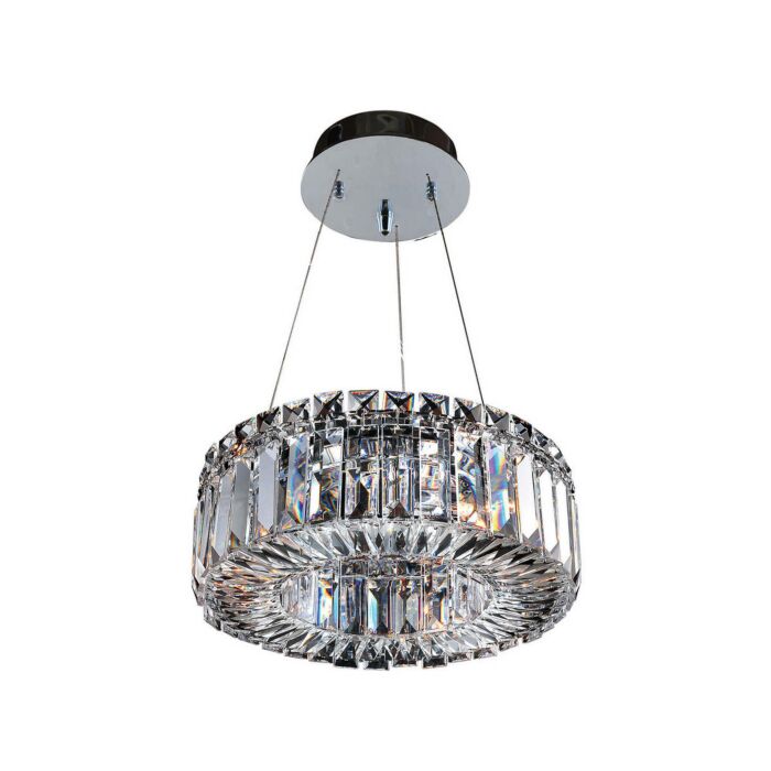 Allegri Rondelle 3 Light Pendant Light in Chrome
