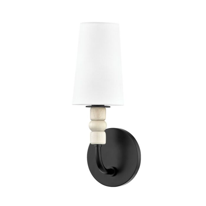 Casey 1-Light Wall Sconce in Black