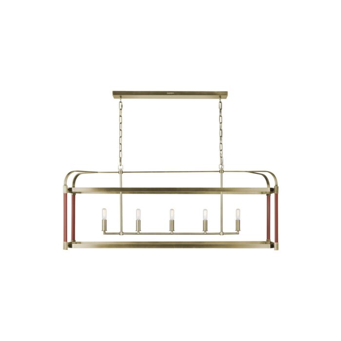 Five Light Chandelier by Visual Comfort Studio