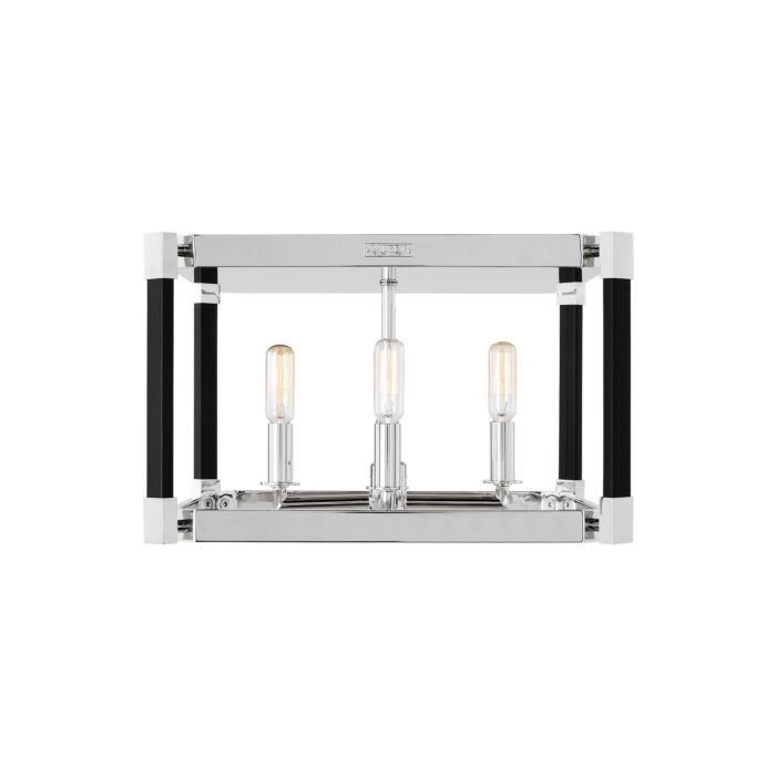 Four Light Flush Mount by Visual Comfort Studio