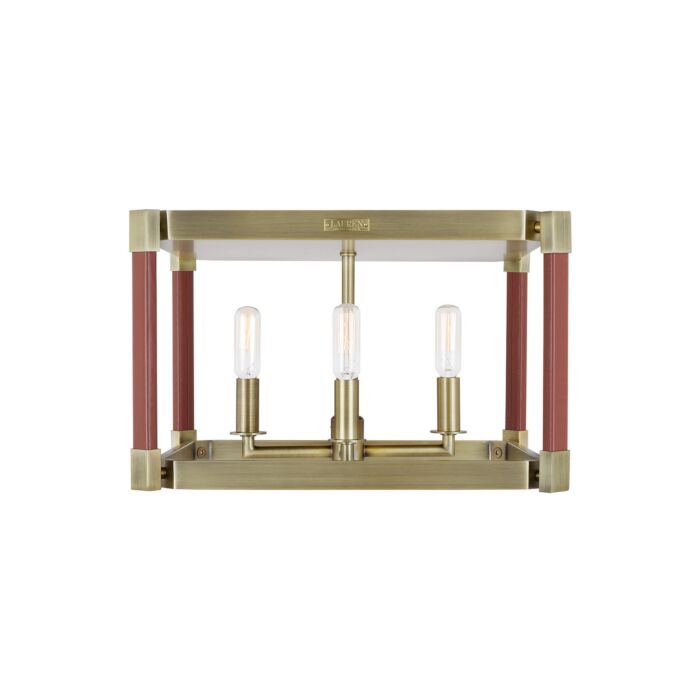 Four Light Flush Mount by Visual Comfort Studio