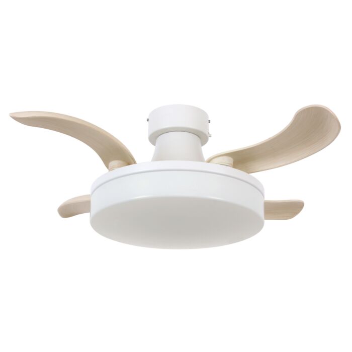 Orbit 2-Light 36in Hanging Ceiling Fan in Matte White