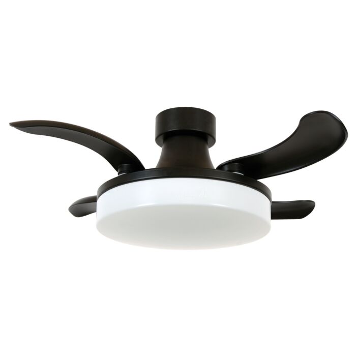 Orbit 2-Light 36in Hanging Ceiling Fan in Matte Black