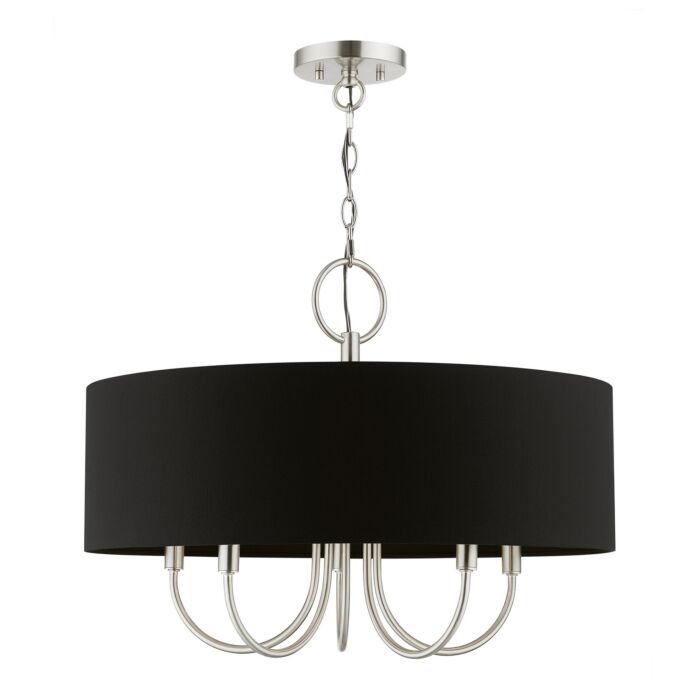 Huntington 5-Light Pendant in Brushed Nickel