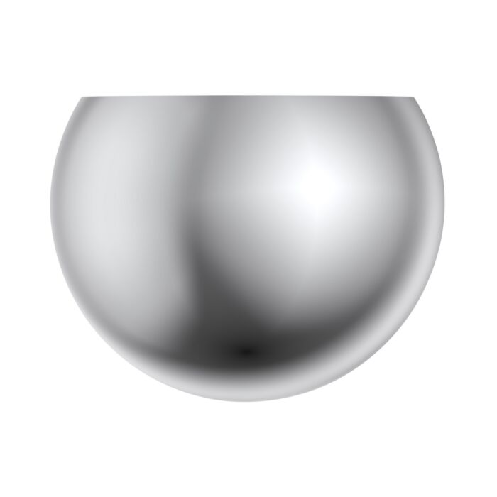 Piedmont 1-Light Wall Sconce in Polished Chrome