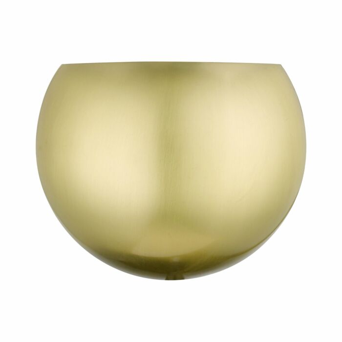Piedmont 1-Light Wall Sconce in Satin Brass