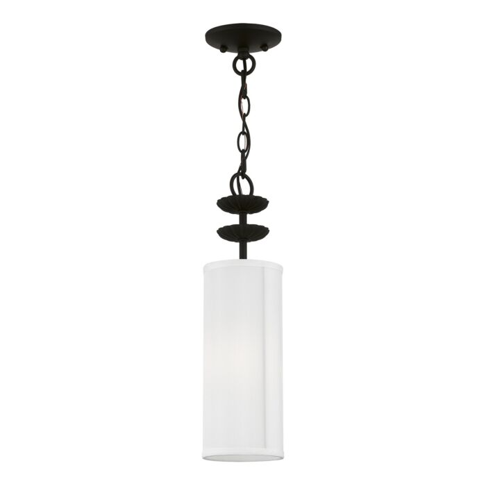 Brookdale 1-Light Mini Pendant in Black