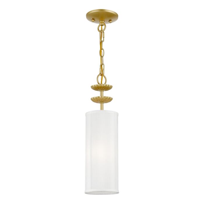 Brookdale 1-Light Mini Pendant in Soft Gold
