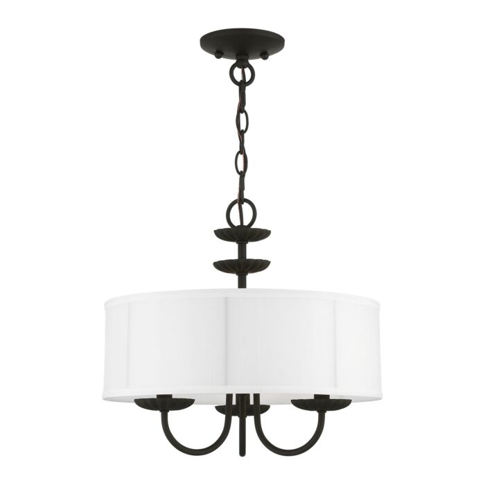 Brookdale 3-Light Pendant in Black