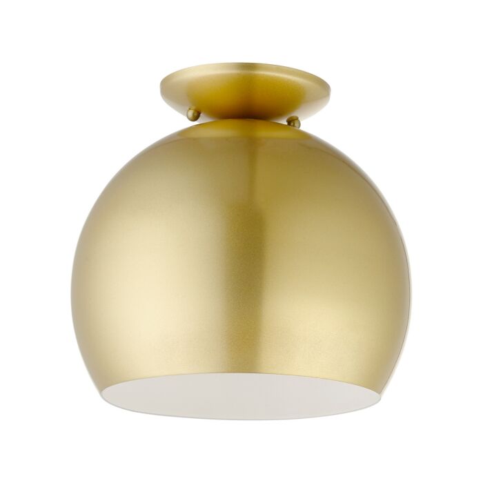 Piedmont 1-Light Semi-Flush Mount in Soft Gold