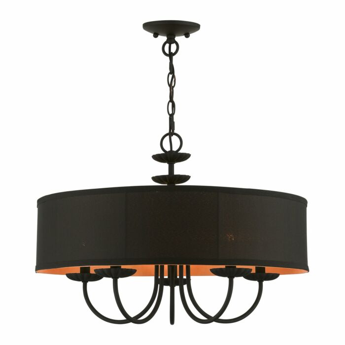 Winchester 5-Light Pendant in Black