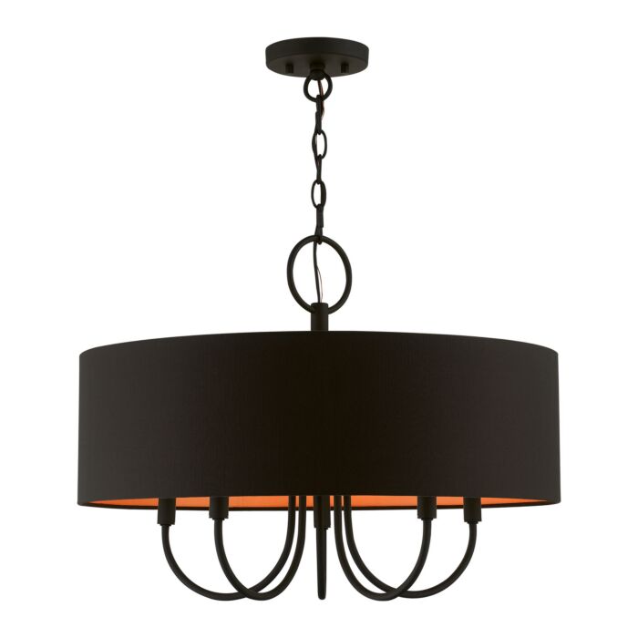 Sentosa 5-Light Pendant in Black