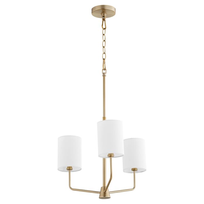 Three Light Chandelier by Quorum