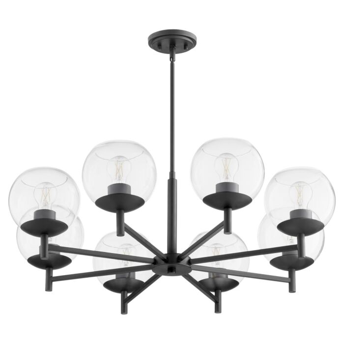 Eight Light Chandelier by Quorum