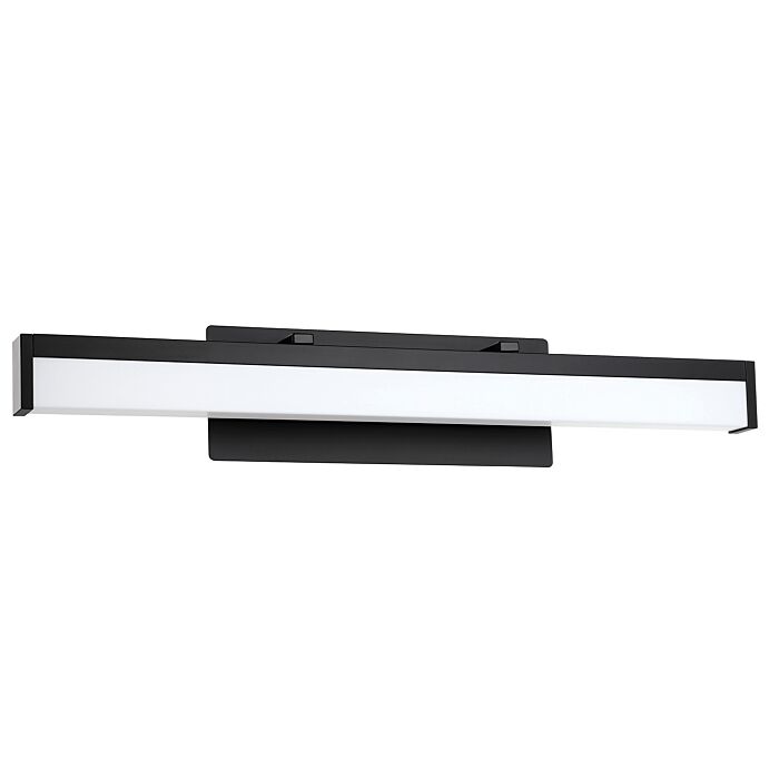 Hemlock 1-Light LED Bathroom Vanity Light Vanity in Matte Black