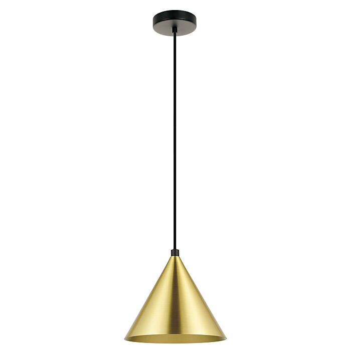 Narices 1-Light Mini Pendant in Structured Black
