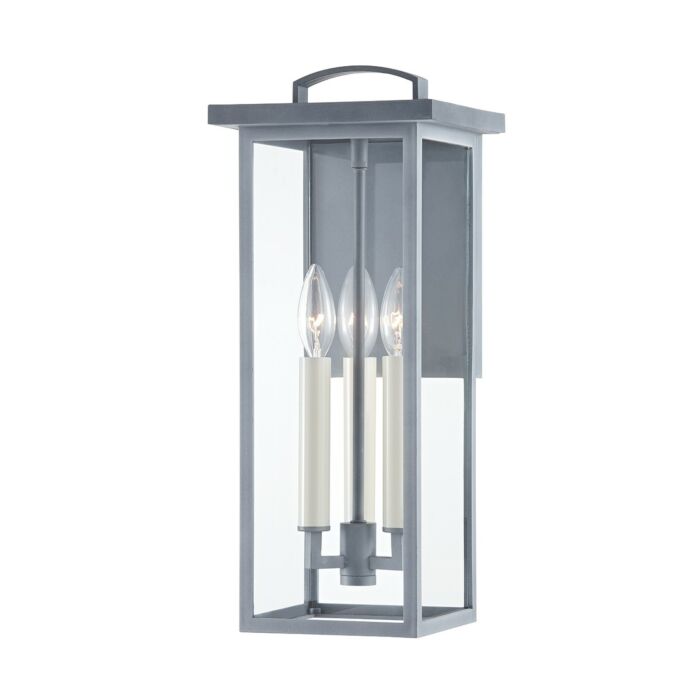 Three Light Outdoor Wall Sconce