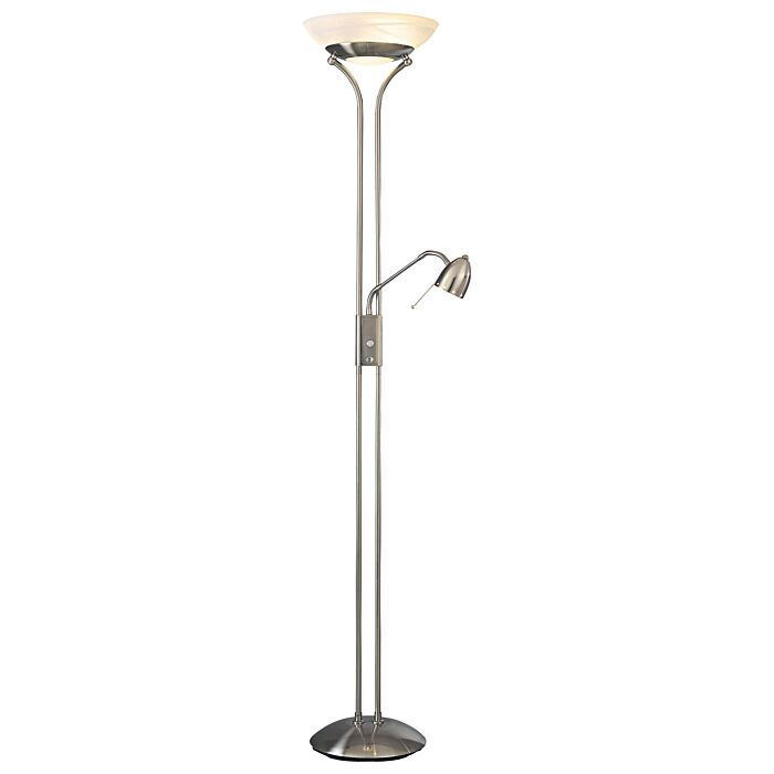 LED Torchiere W/Reading Lamp