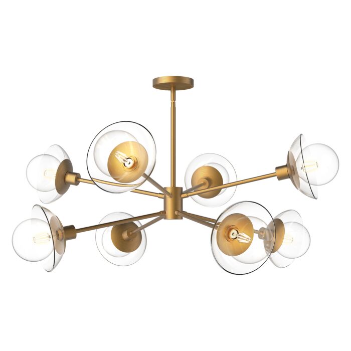 Eight Light Chandelier by Alora