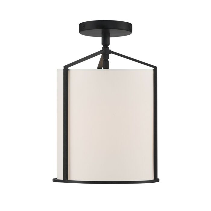 One Light Semi Flush Mount