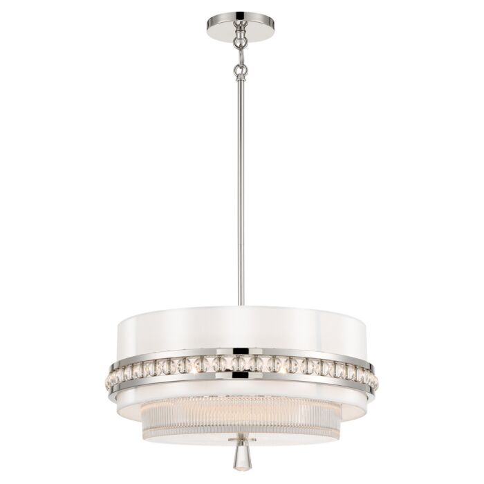 Three Light Convertible Semi Flush / Pendant