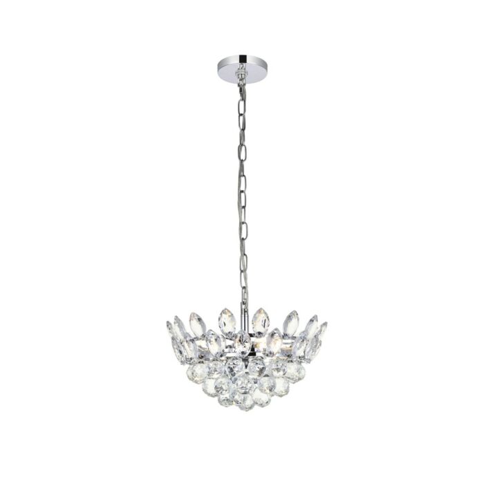 Emilia 3-Light Pendant in Chrome