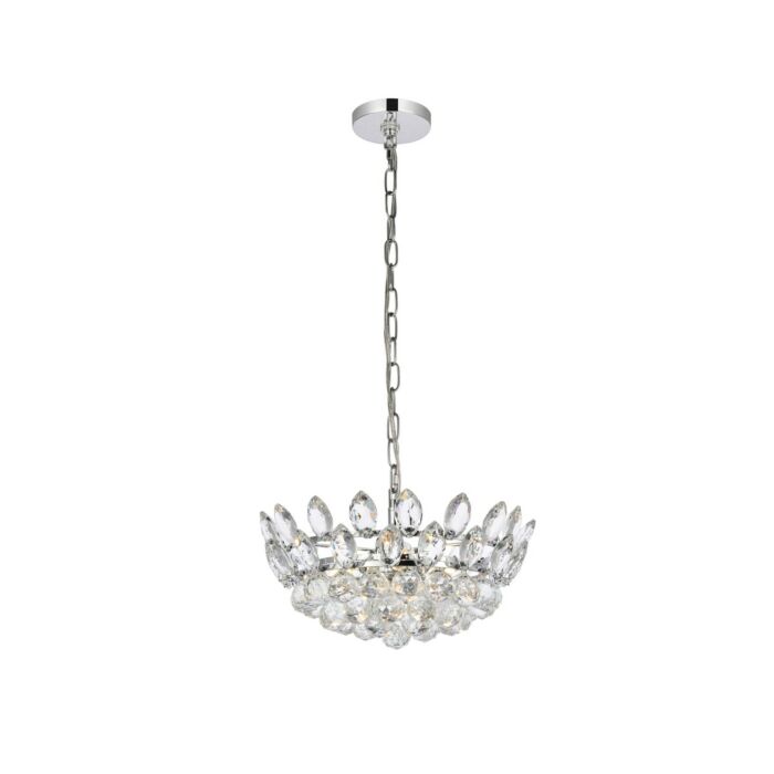 Emilia 3-Light Pendant in Chrome