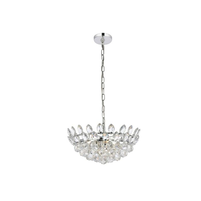 Emilia 5-Light Pendant in Chrome