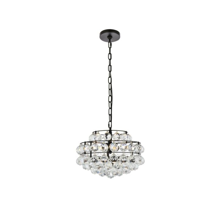 Savannah 3-Light Pendant in Black