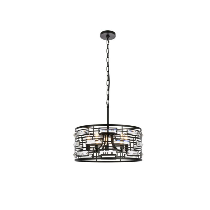 Kennedy 5-Light Pendant in Black