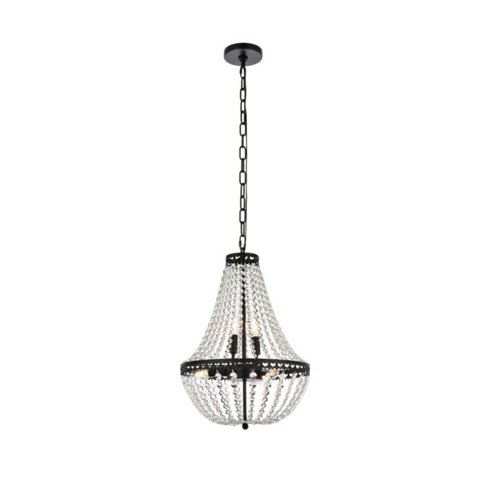 Valeria 5-Light Pendant in Black