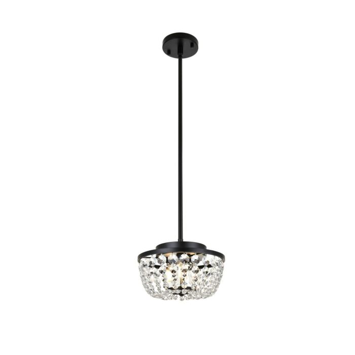 Gianna 3-Light Pendant in Black