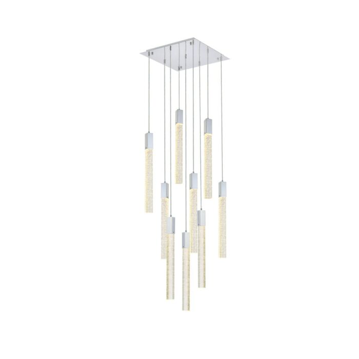 Weston 9-Light Pendant in Chrome