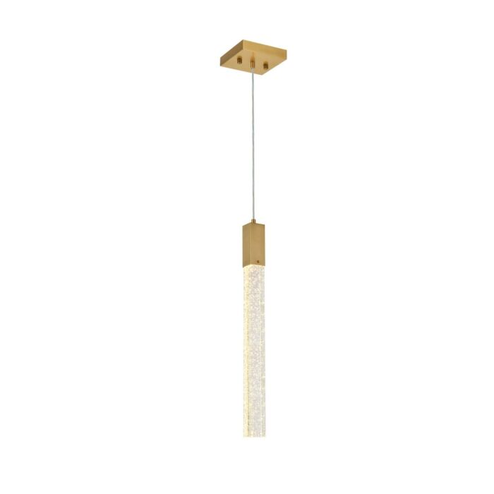 Weston 1-Light Pendant in Satin Gold