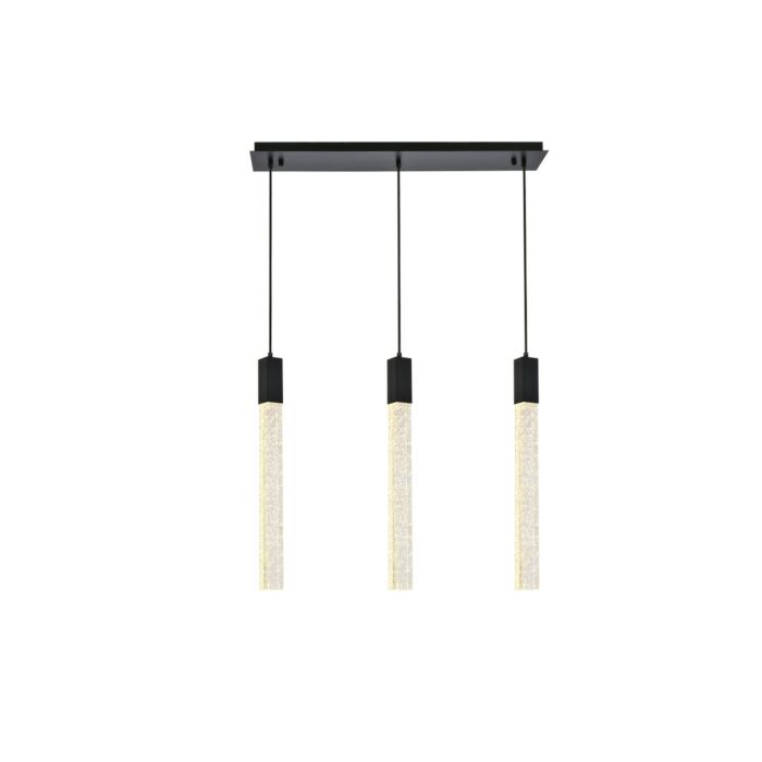 Weston 3-Light Pendant in Black